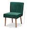 Baxton Studio 21.9 W, 32.1 H, Fabric "100% Polyester", Plywood, MDF, LVL, Foam, Rubber Wood 214-11961-ZORO - alternate 10